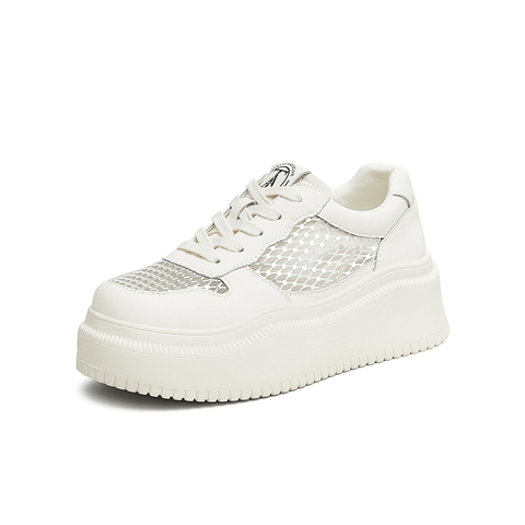 TATA/他她2025夏商场同款时尚休闲厚底女板鞋新款CS301BM5