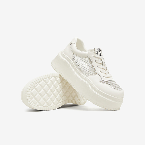 TATA/他她2025夏商场同款时尚休闲厚底女板鞋新款CS301BM5