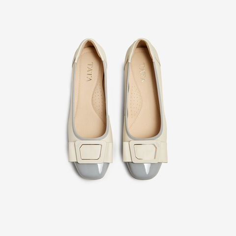 TATA/他她2025春商场同款时尚简约浅口女单鞋新款URG01AQ5