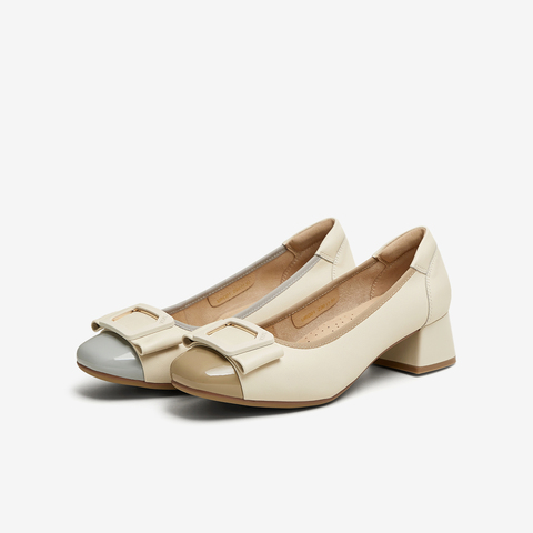 TATA/他她2025春商场同款时尚简约浅口女单鞋新款URG01AQ5