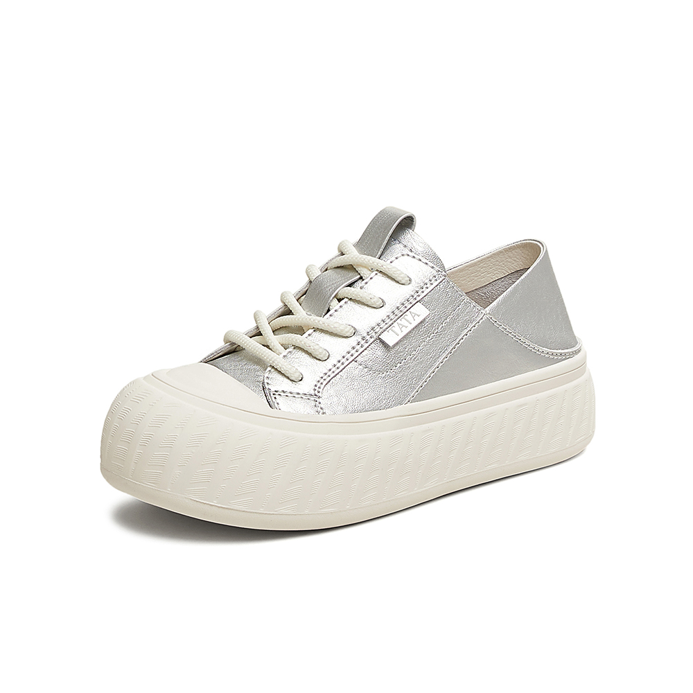 TATA/他她2025夏商场同款运动时尚休闲女板鞋新款CT701BM5