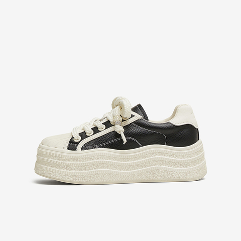 TATA/他她2025春商场同款运动时尚休闲女板鞋新款CT901AM5