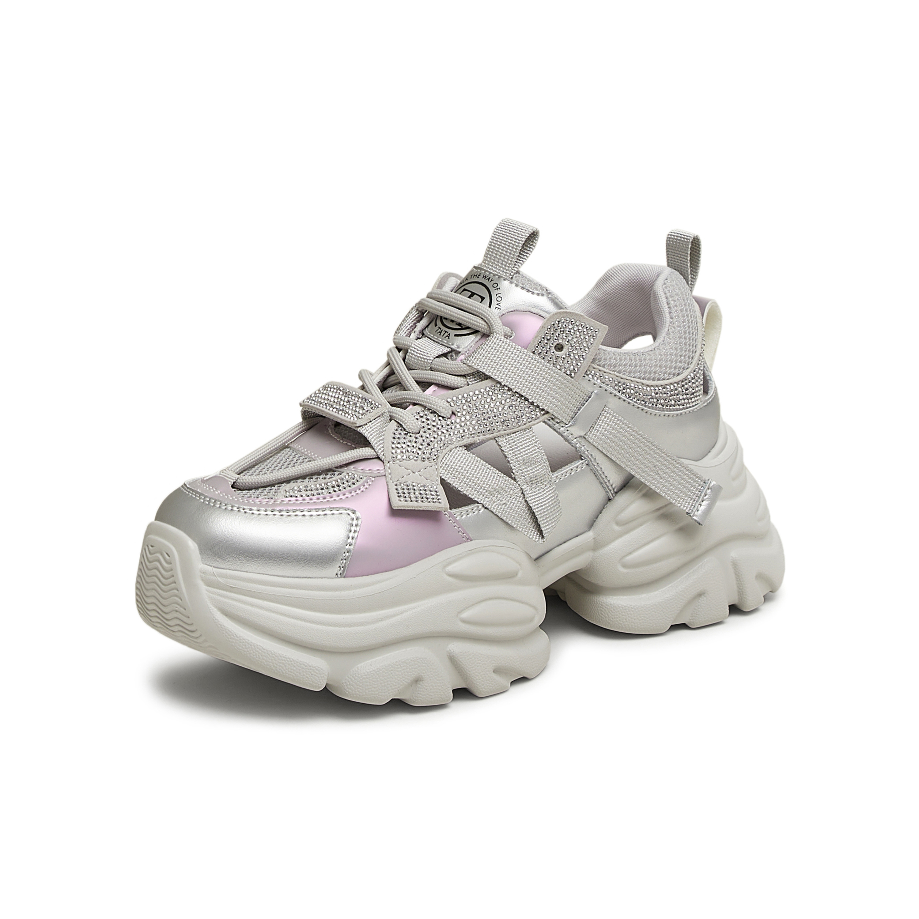 TATA/他她2025夏商场同款时尚百搭女老爹鞋新款CY202BH5