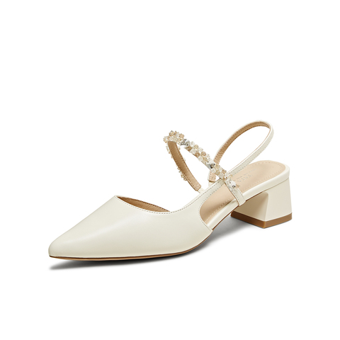 TATA/他她2025夏商场同款简约百搭女包头凉鞋新款7GY03BH5