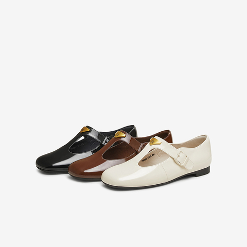 TATA/他她2025春简约气质女玛丽珍鞋新款7H020AA5