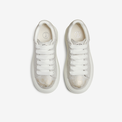 TATA/他她2025春运动休闲厚底女板鞋新款WU504AM5