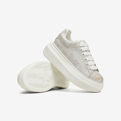 TATA/他她2025春运动休闲厚底女板鞋新款WU504AM5