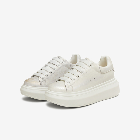 TATA/他她2025春运动休闲厚底女板鞋新款WU504AM5