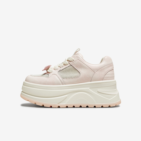 TATA/他她2025夏商场同款时尚休闲厚底女板鞋新款CP201BM5