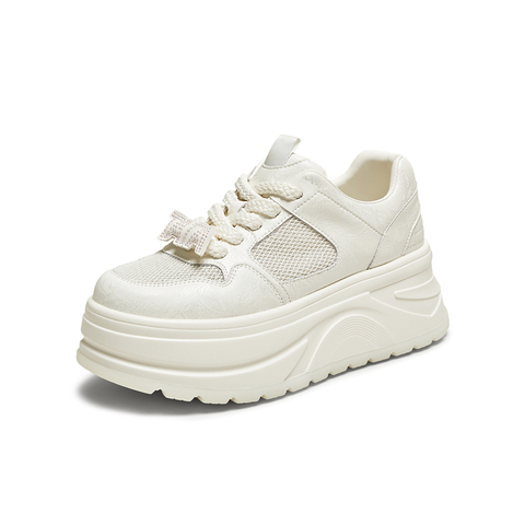 TATA/他她2025夏商场同款时尚休闲厚底女板鞋新款CP201BM5