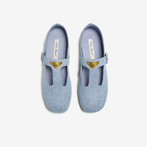 TATA/他她2025春简约气质女玛丽珍鞋新款7H020AA5