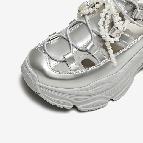 TATA/他她2025夏商场同款厚底运动女老爹鞋凉鞋新款CN501BM5