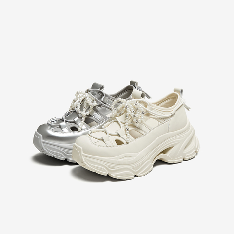 TATA/他她2025夏商场同款厚底运动女老爹鞋凉鞋新款CN501BM5