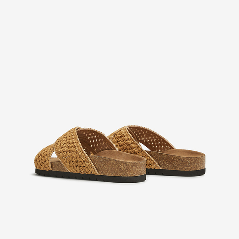 TATA/他她2025夏时尚休闲百搭拖鞋女新款YPU01BT5