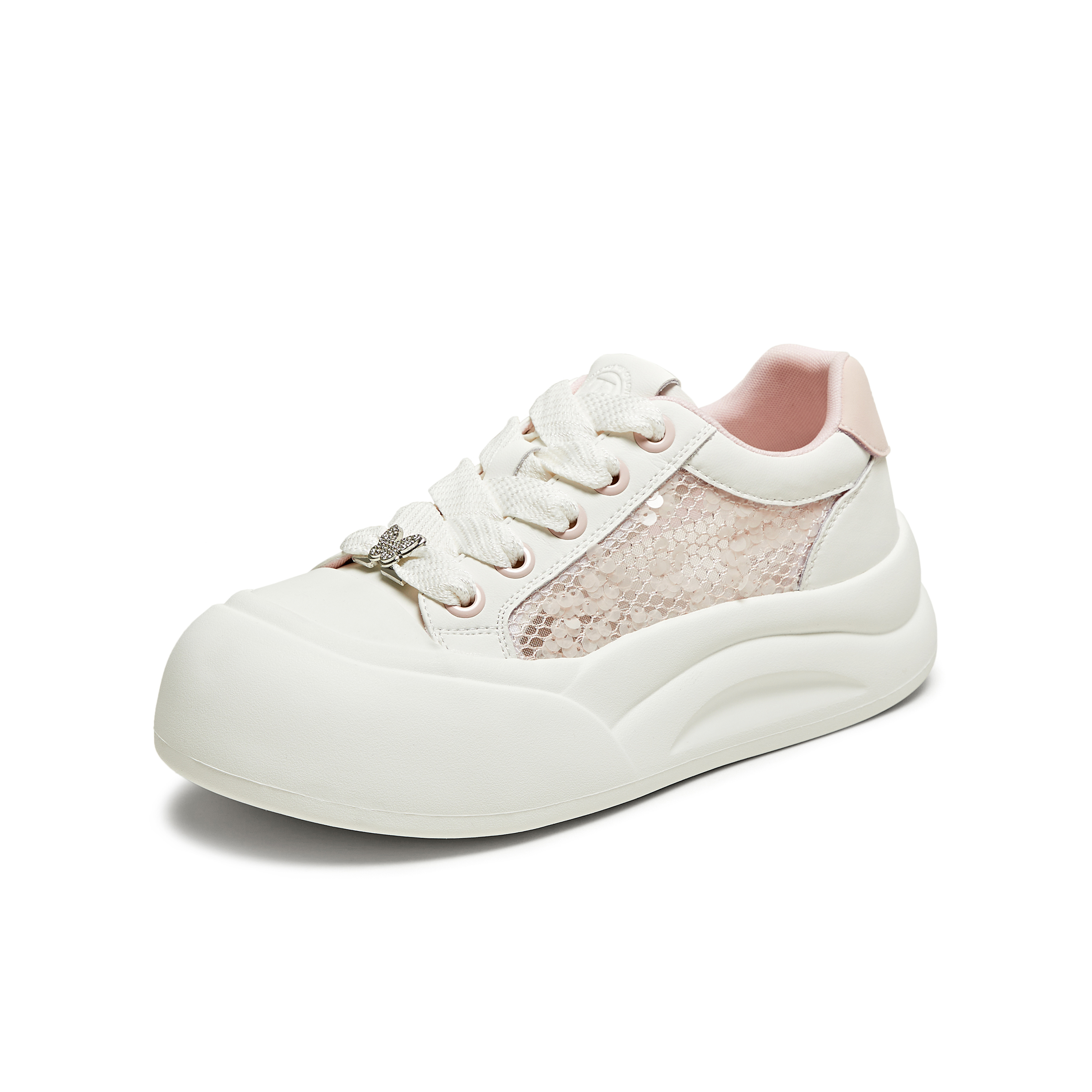 TATA/他她2025夏商场同款时尚休闲厚底女板鞋新款YSM01BM5