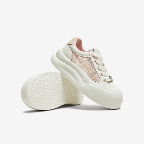 TATA/他她2025夏商场同款时尚休闲厚底女板鞋新款YSM01BM5