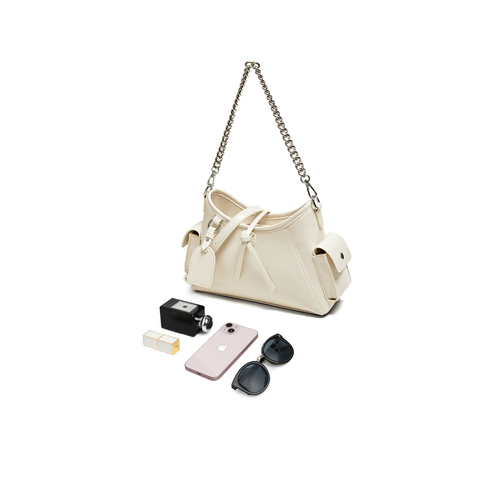 TATA/他她2025夏商场同款女简约质感斜挎小方包新款LB231BX5