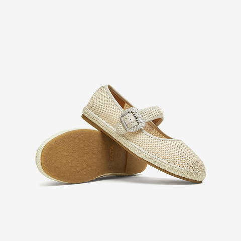 TATA/他她2025春时尚休闲渔夫鞋女单鞋新款UPJ02AQ5