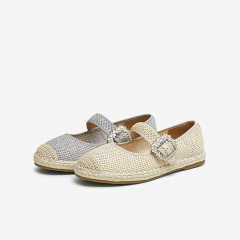 TATA/他她2025春时尚休闲渔夫鞋女单鞋新款UPJ02AQ5