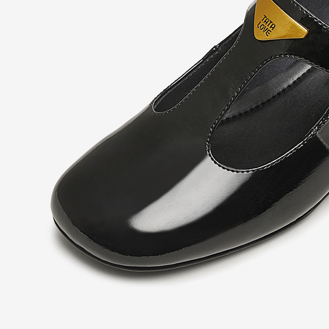 TATA/他她2025春商场同款时尚气质玛丽珍鞋女新款7HF20AA5