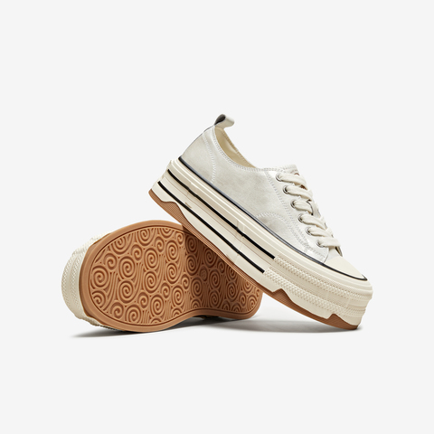 TATA/他她2025秋时尚休闲厚底女板鞋新款CK201CM5