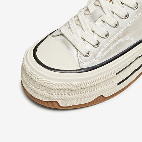 TATA/他她2025秋时尚休闲厚底女板鞋新款CK201CM5