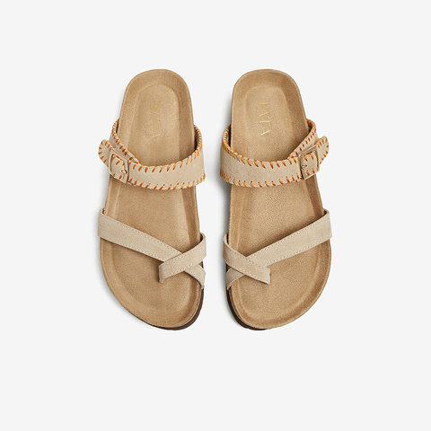 TATA/他她2025夏百搭时尚休闲女拖鞋新款CWC01BT5