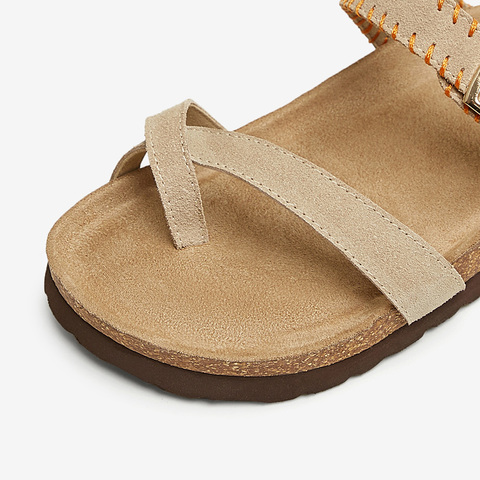 TATA/他她2025夏百搭时尚休闲女拖鞋新款CWC01BT5