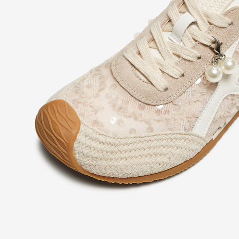 TATA/他她2025夏商场同款时尚百搭阿甘鞋女休闲鞋新款JTJ01BM5