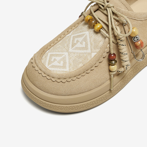 TATA/他她2025秋商场同款时尚百搭勃肯鞋女新款YPF03CM5