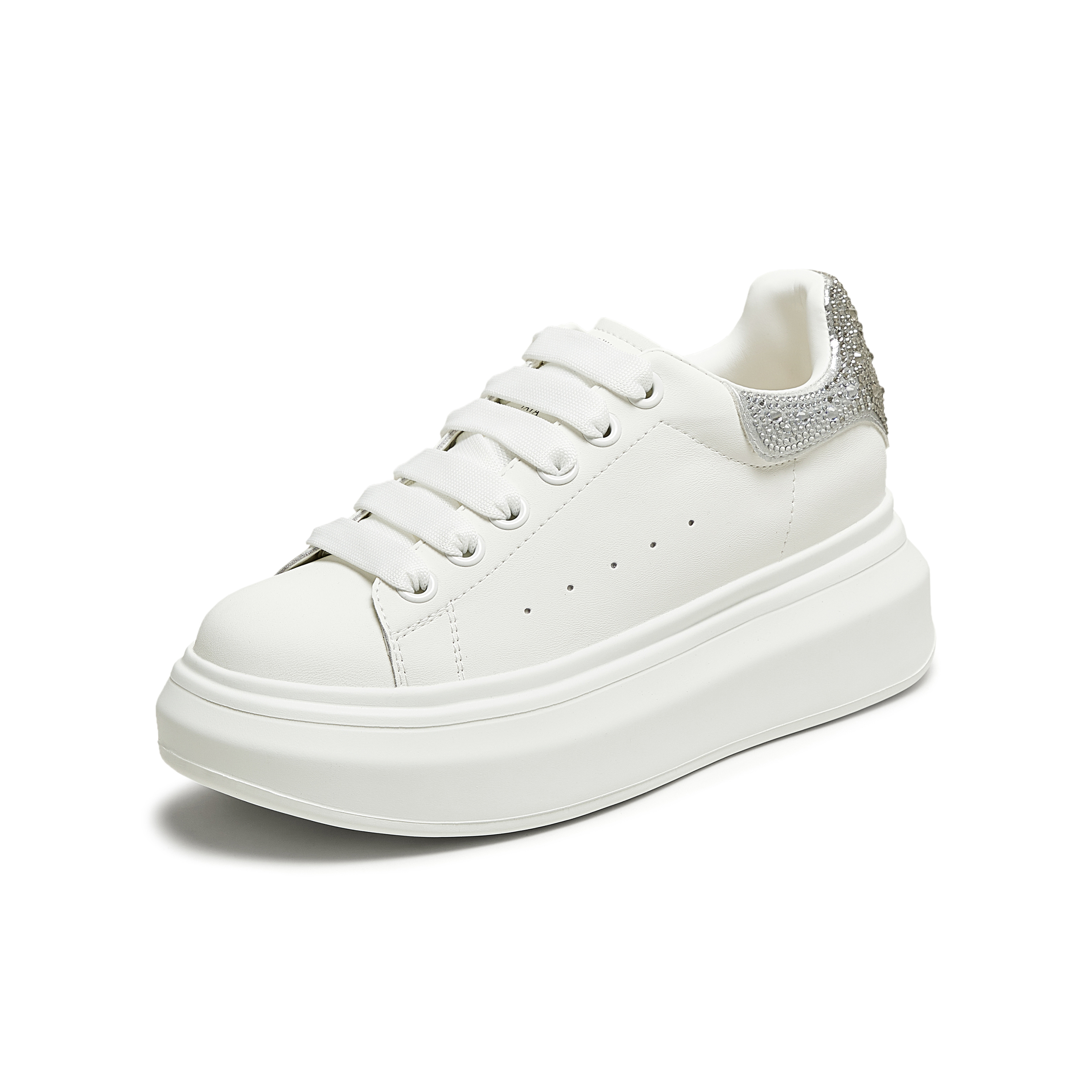 TATA/他她2025秋商场同款时尚休闲厚底女板鞋新款WU507CM5