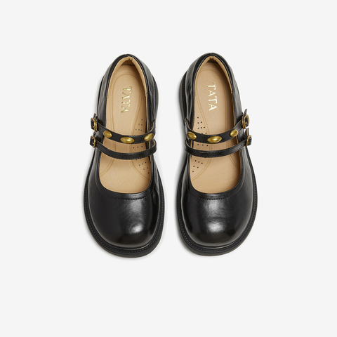 TATA/他她2025秋商场同款浅口女时尚玛丽珍鞋新款CJ201CQ5