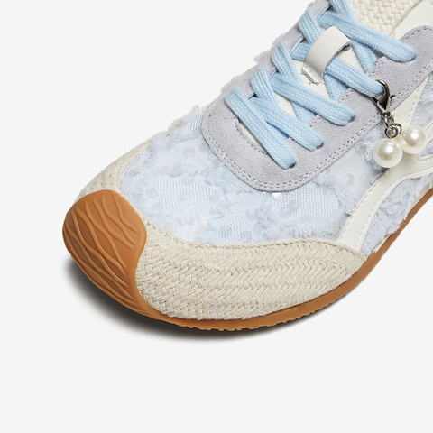 TATA/他她2025夏商场同款时尚百搭阿甘鞋女休闲鞋新款JTJ01BM5