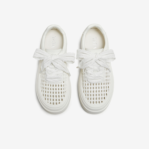 TATA/他她2025夏商场同款时尚休闲女板鞋新款CWU01BM5