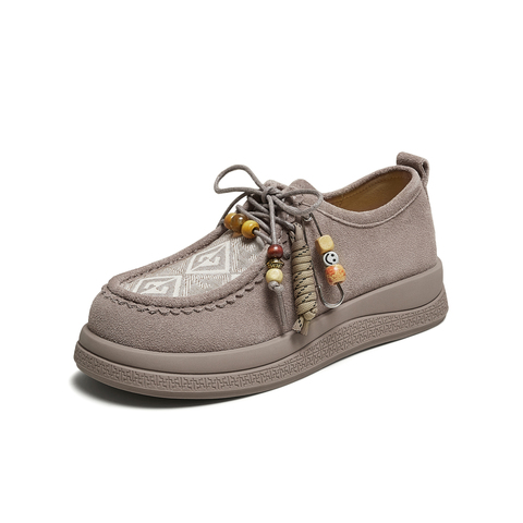 TATA/他她2025秋商场同款时尚百搭勃肯鞋女新款YPF03CM5