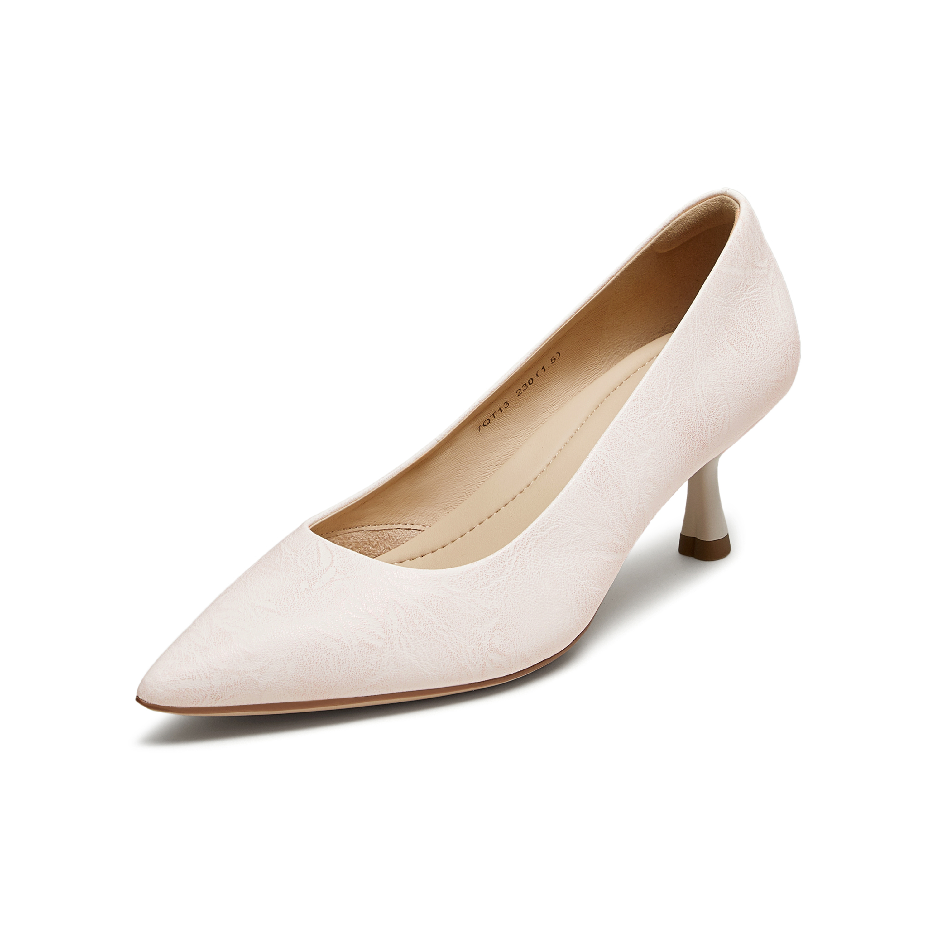 TATA/他她2025春商场同款时尚简约气质女单鞋新款7QT13AQ5