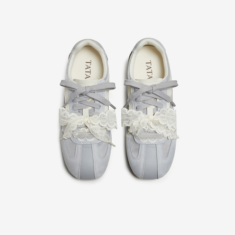 TATA/他她2025秋时尚百搭阿甘鞋女休闲运动鞋新款CWP01CM5