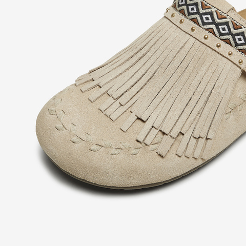 TATA/他她2025秋商场同款时尚休闲勃肯鞋女新款YTP01CH5