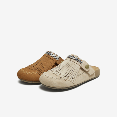 TATA/他她2025秋商场同款时尚休闲勃肯鞋女新款YTP01CH5