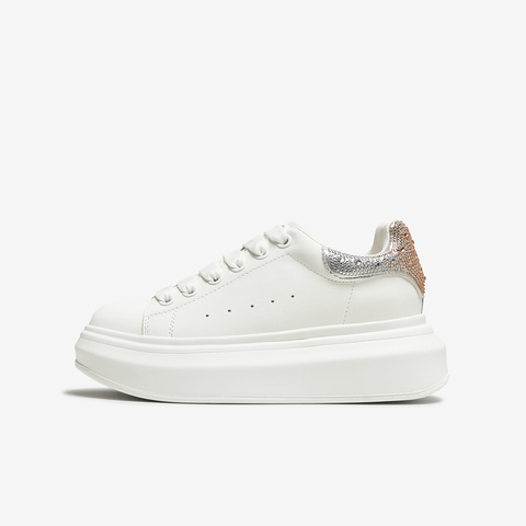 TATA/他她2025秋商场同款时尚休闲厚底女板鞋新款WU507CM5