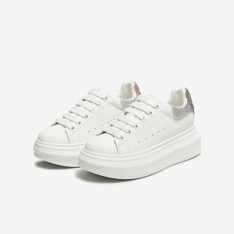 TATA/他她2025秋商场同款时尚休闲厚底女板鞋新款WU507CM5