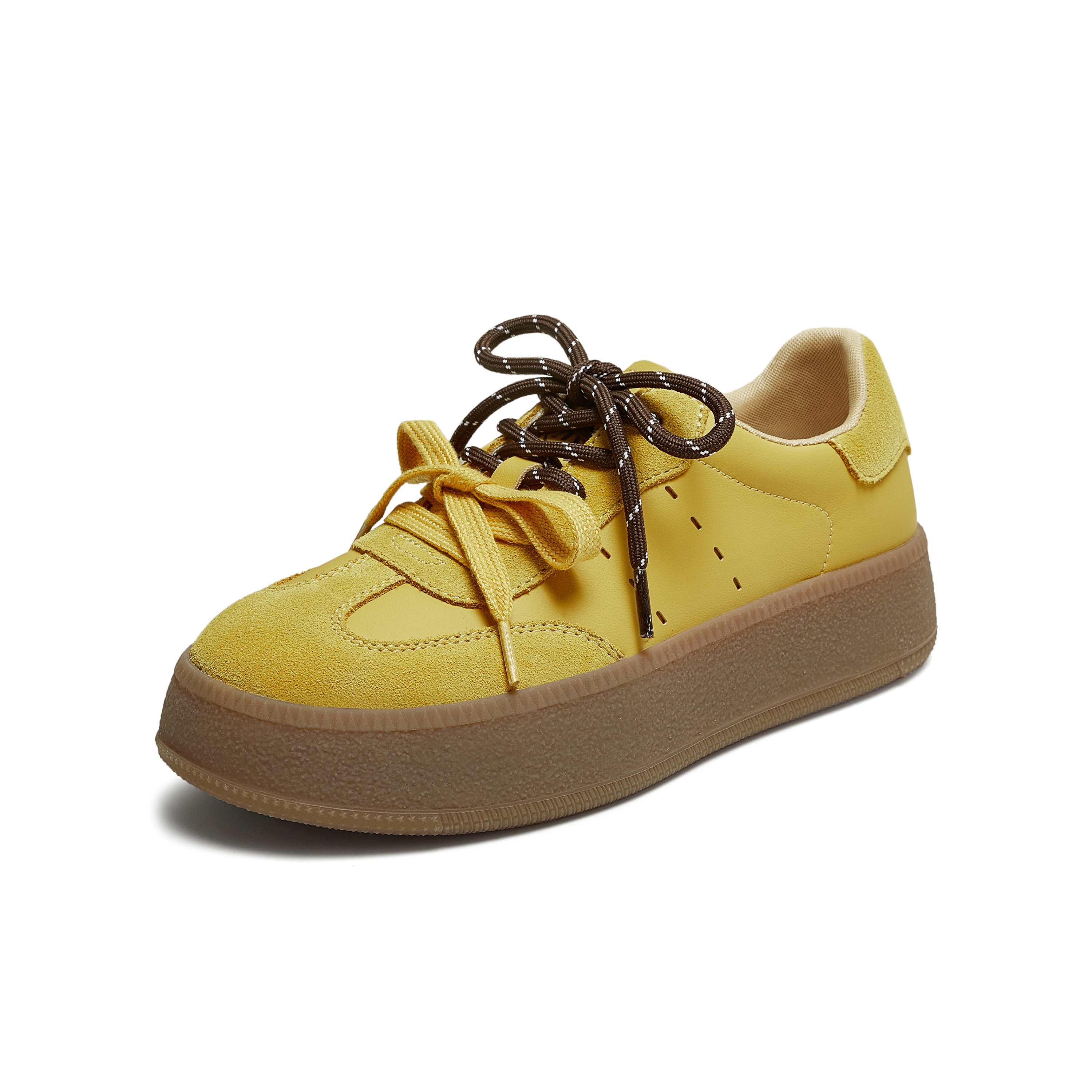 TATA/他她2025秋商场同款时尚百搭德训鞋女新款CWH05CM5