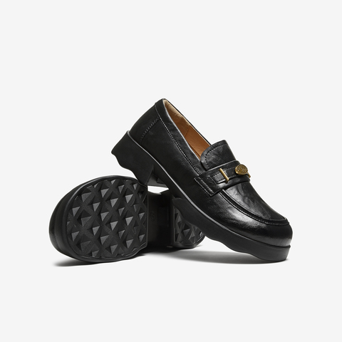 TATA/他她2025秋商场同款时尚休闲女乐福鞋新款ETV01CA5