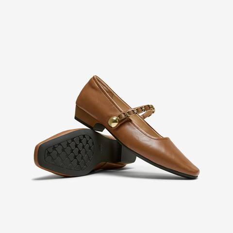 TATA/他她2025秋商场同款女法式气质玛丽珍鞋新款YRU01CQ5