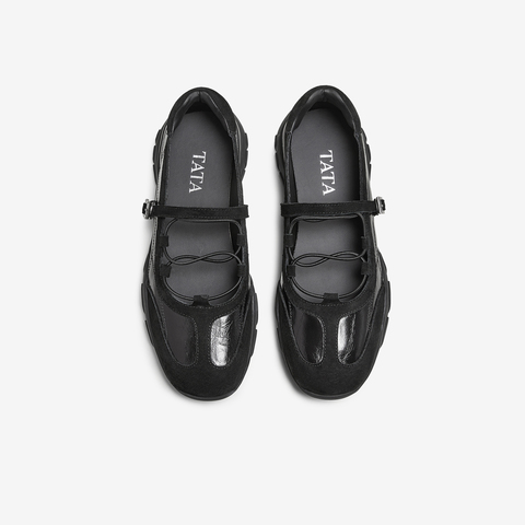 TATA/他她2025秋时尚休闲女玛丽珍鞋新款CWS01CQ5