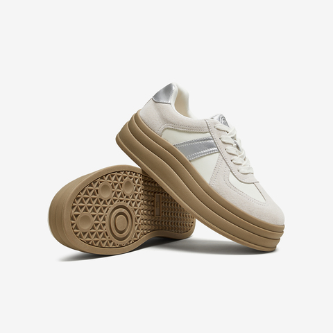 TATA/他她2025秋时尚德训鞋女百搭休闲鞋新款STZ01CM5