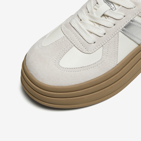 TATA/他她2025秋时尚德训鞋女百搭休闲鞋新款STZ01CM5