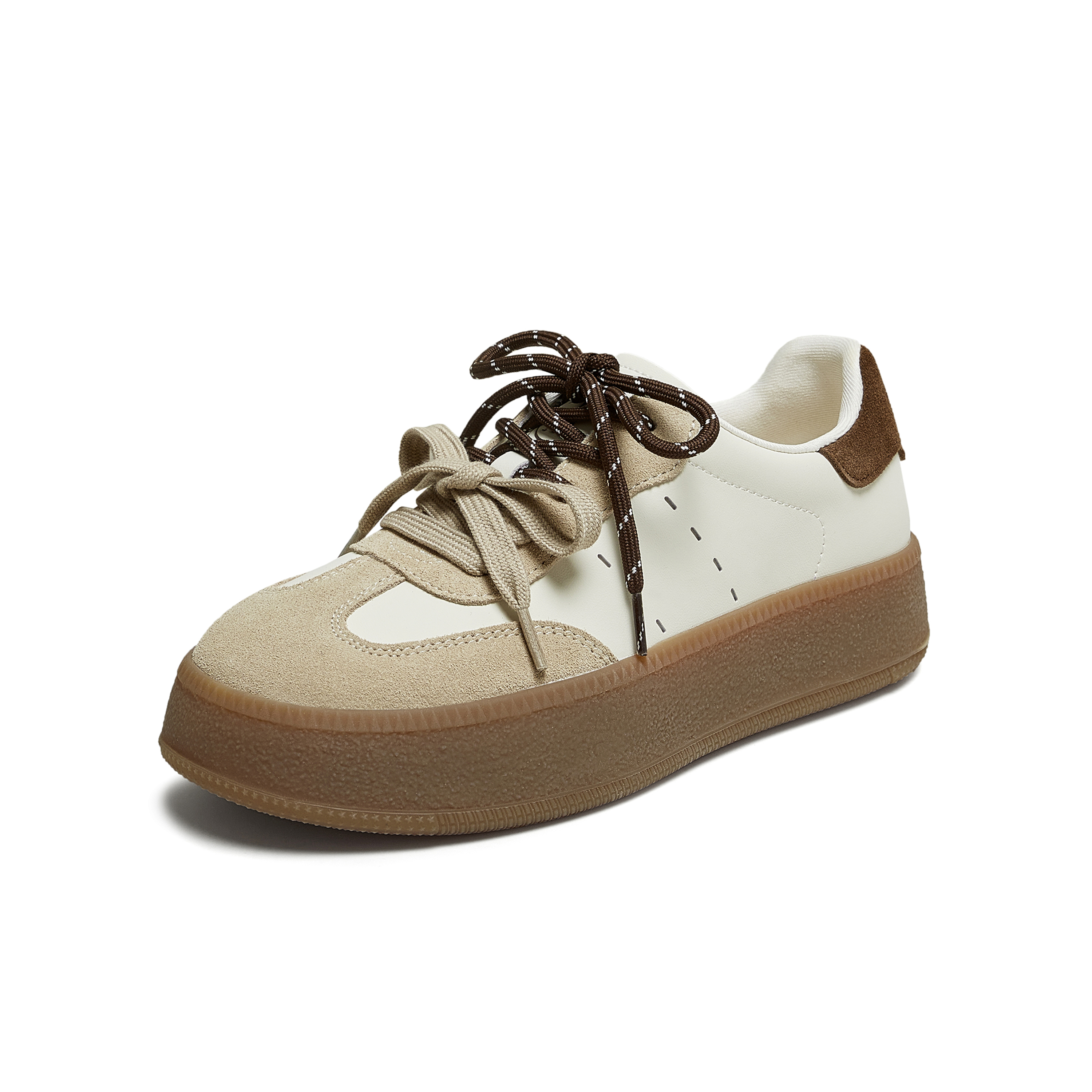 TATA/他她2025秋商场同款时尚百搭德训鞋女新款CWH05CM5