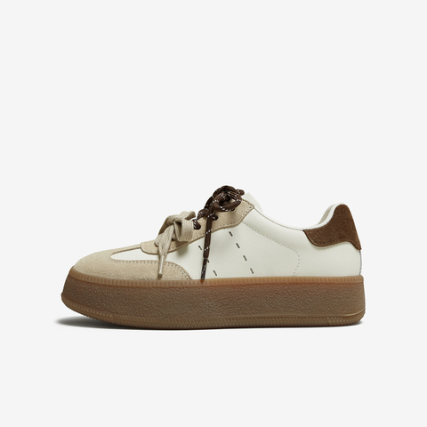 TATA/他她2025秋商场同款时尚百搭德训鞋女新款CWH05CM5