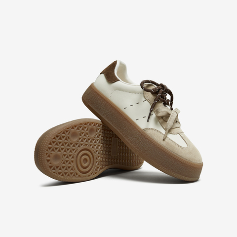 TATA/他她2025秋商场同款时尚百搭德训鞋女新款CWH05CM5